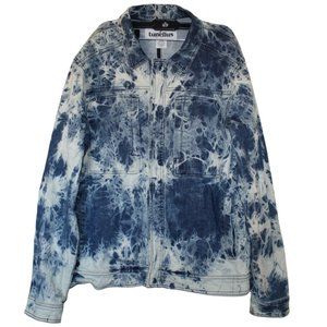 Blue Tunellus Men's Tie Dye Denim Jacket size L